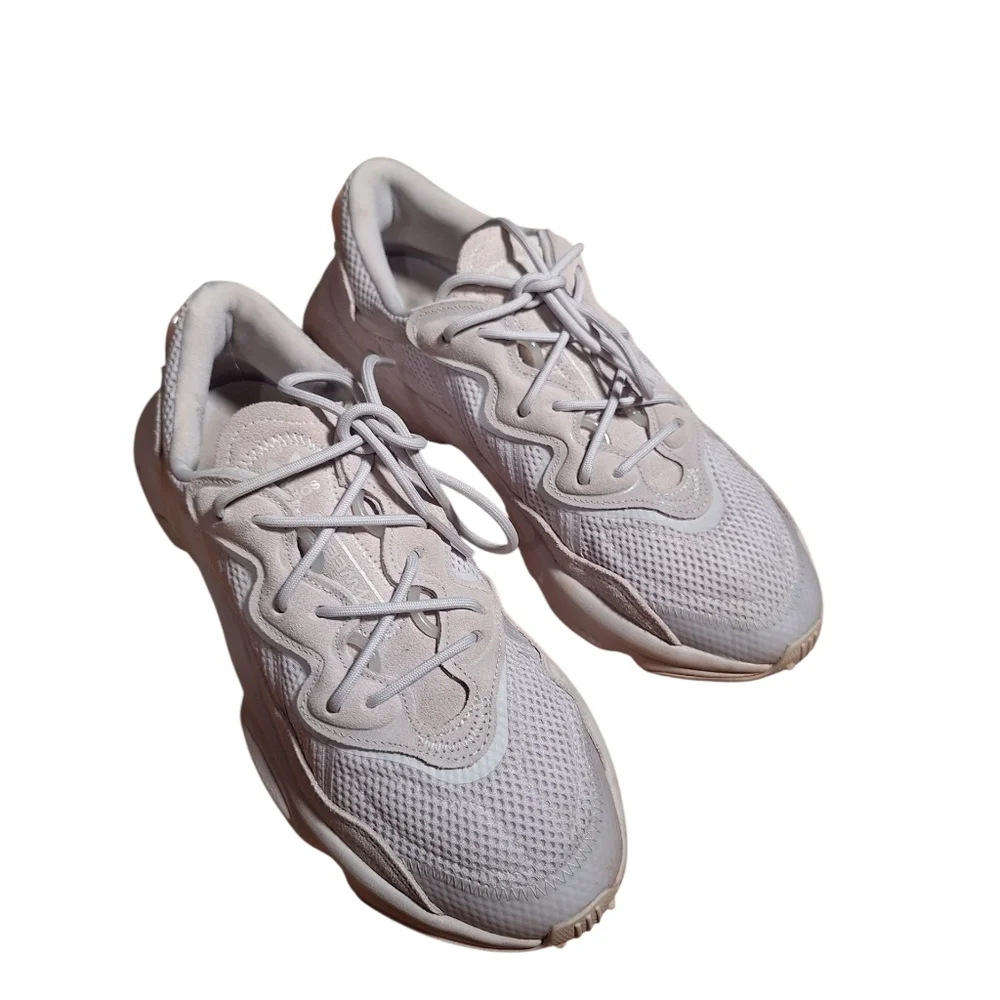 Adidas slate gray Sneakers Breathable Mesh Cushioned Midsole Men's 9.5 Sporty